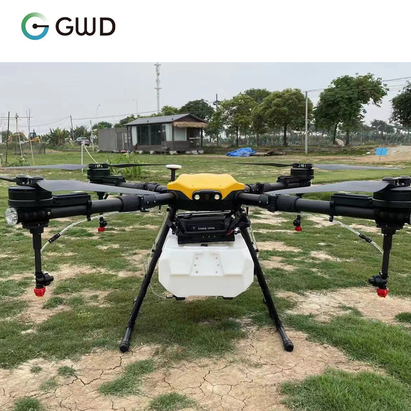 GWD-20 Redesign Products 20KG Payload Farming Agricultural 4 Axis Hybrid UAV Remote Control 20L Agriculture Drone Sprayer