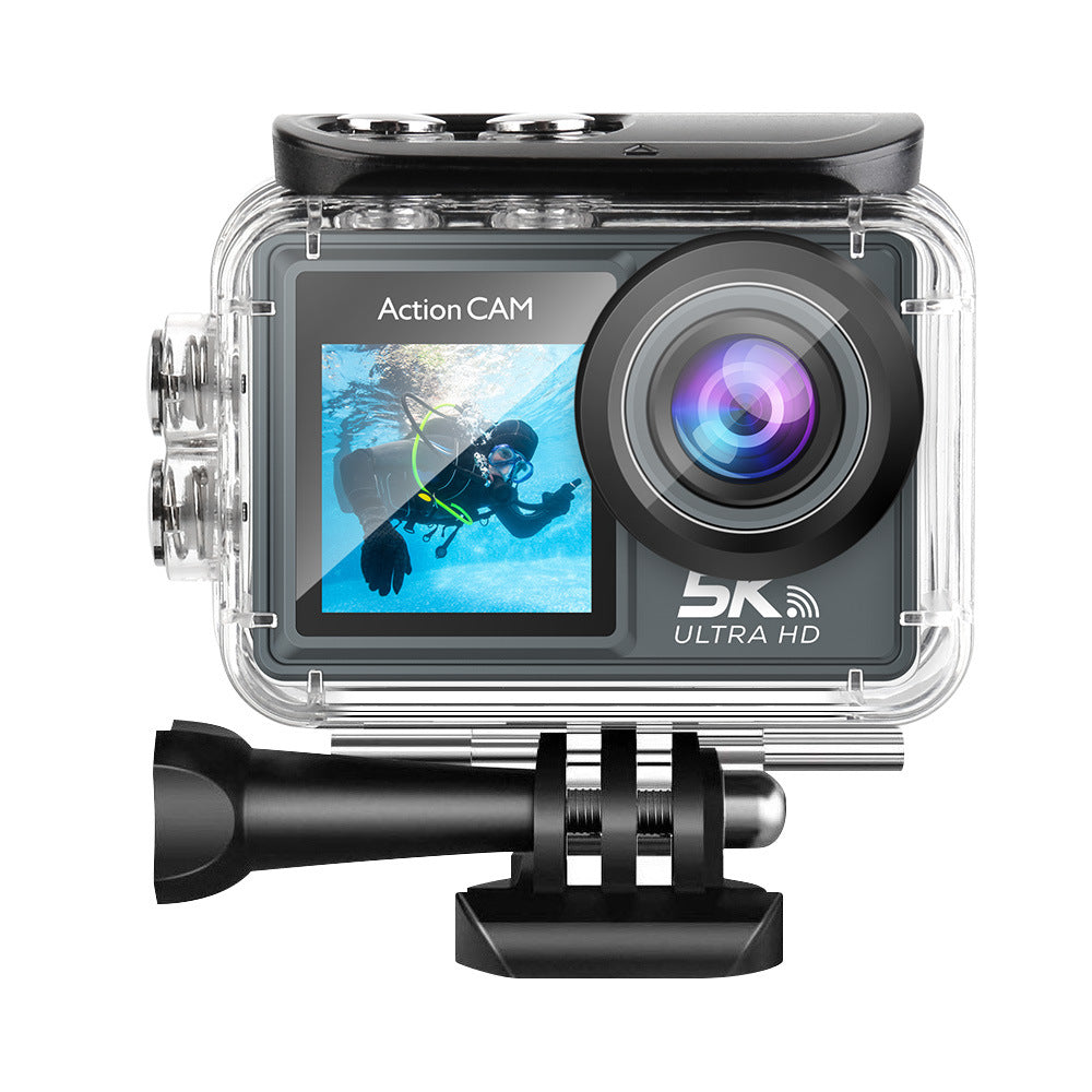 GWD-M40R Waterproof Dual Screen 5K Vlog Video Action & Sports Camera for Photography