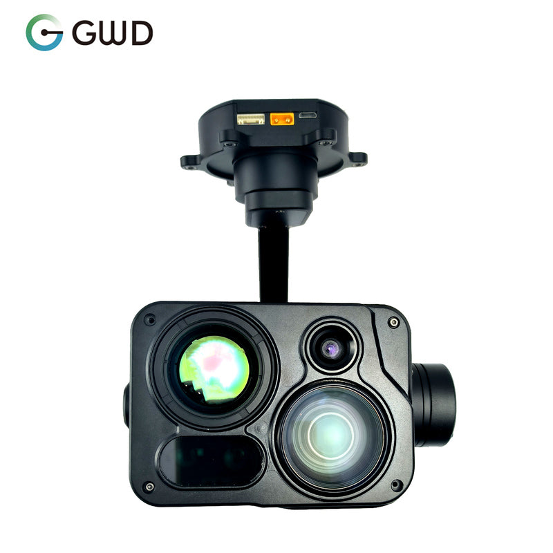 GWD-30A 30x Visible Light Double 640 Thermal Imaging 1800m Laser Ranging UAV Gimbal Camera For Drone