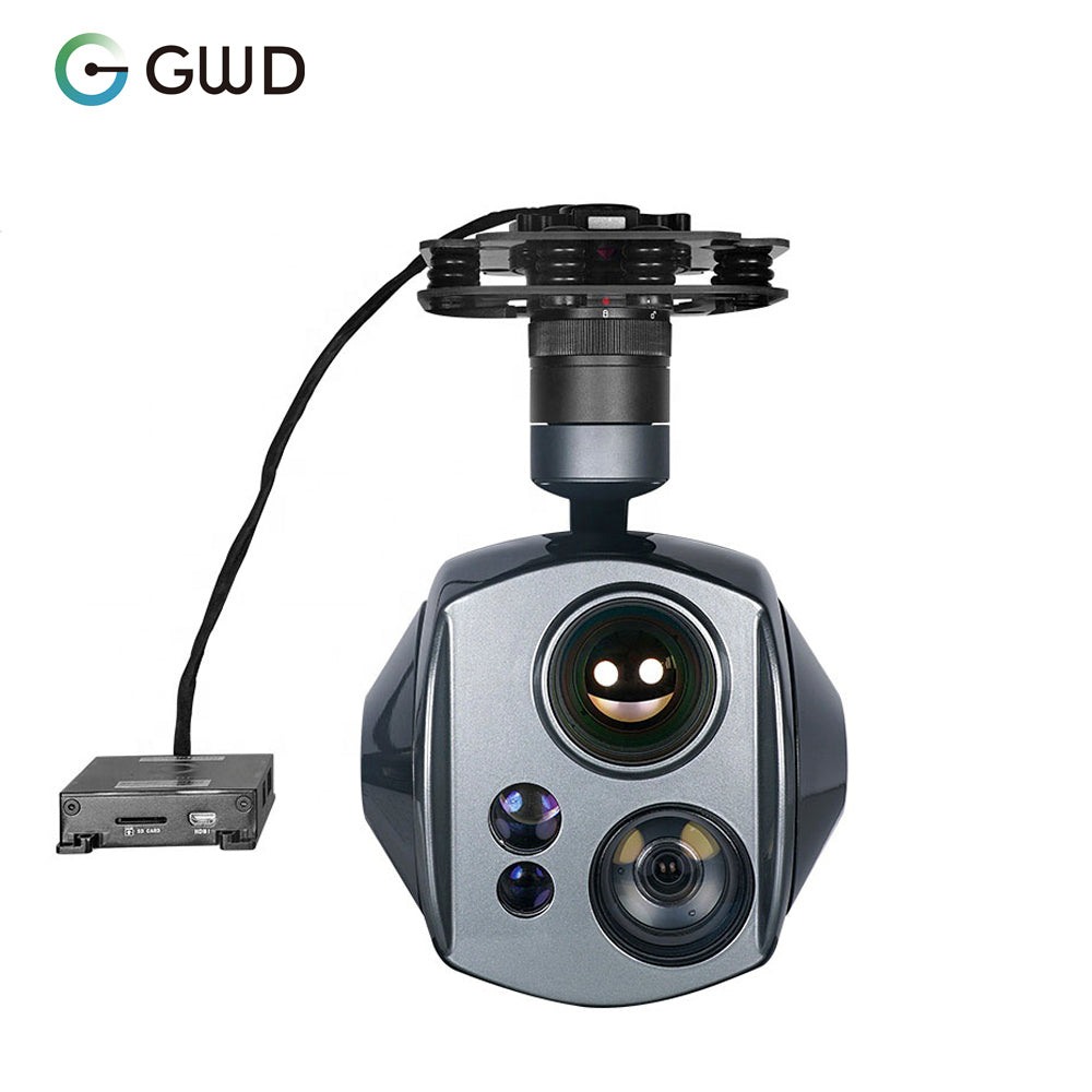 Q30TIRM Pro 3Axis Gimbal 30x IR Thermal 3KM Rangefinder Object GPS Coordinate Resolving Mapping Drone Accessories Parts Camera