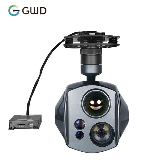 Q30TIRM Pro 3Axis Gimbal 30x IR Thermal 3KM Rangefinder Object GPS Coordinate Resolving Mapping Drone Accessories Parts Camera