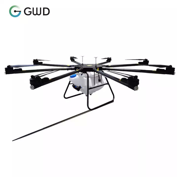 GWD-ZFX55 Custom Water Payload Large 55L Firefighting UAV Drones Long Range Obstacle Avoidance RC RTK Window Cleaning Drone With Camera