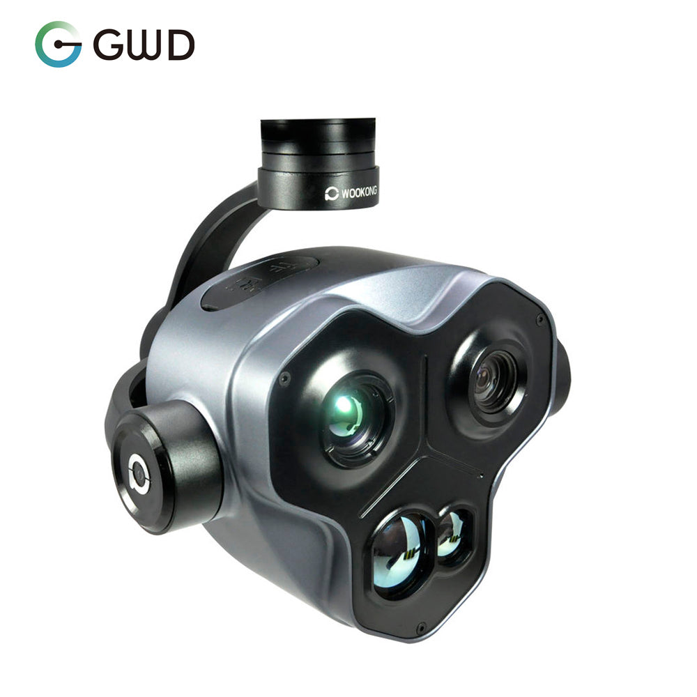 WK10TIRM 15KM Laser Rangefinder 10X Zoom IR Thermal Gimbal PTZ Drone Accessories Parts Camera with GPS Coordinate Resolving