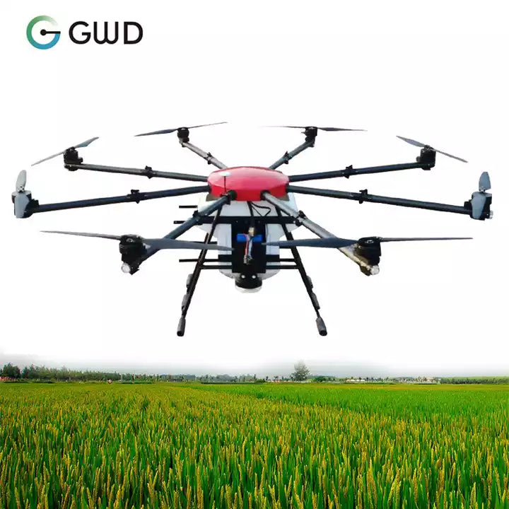 GWD-850S Heavy Lift 50L Huge 8 Axis Radio Control 50kg Payload Drone GPS Agriculture Sprayer Fertilizer Spraying UAV