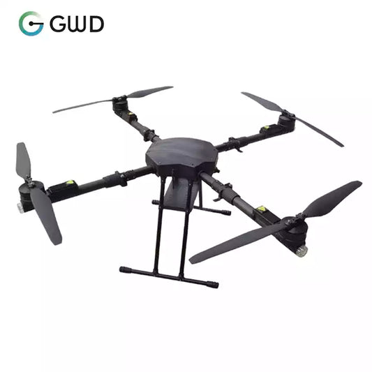 GWD-10D Custom Multi-function Quadrotor 10KG Load UAV 35 Minutes Flight Big Folding Drone Package Wing Delivery With Camera
