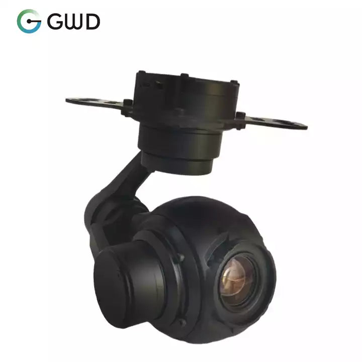 GWD-TQ10N Professional Single EO Gimbal 2K 10x Optical Zoom Object Tracking IP 2K HD Output Dron Camera System Stabilizer for UAV