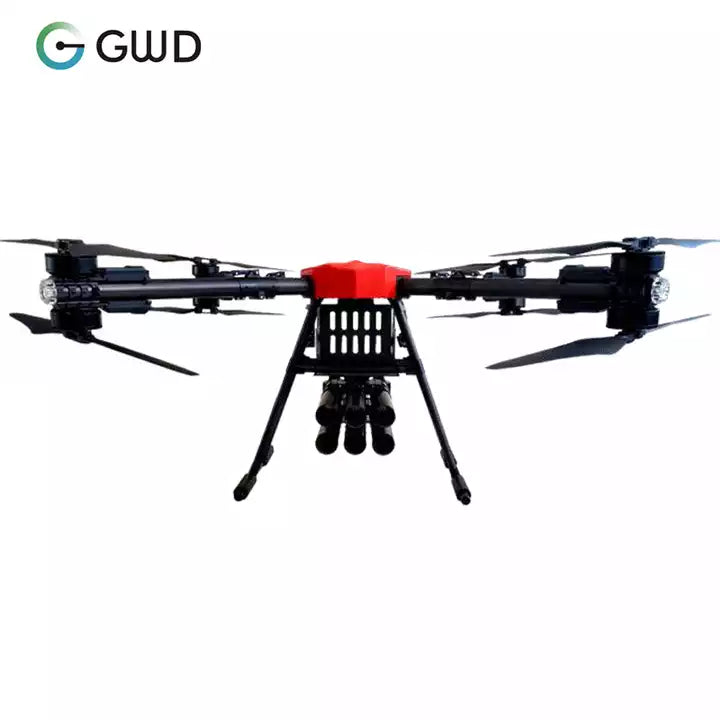 Fire Fighting UAV City Firefighting Broken Window Extinguishing System Drone With Emitter And Grenade For Firefighting
