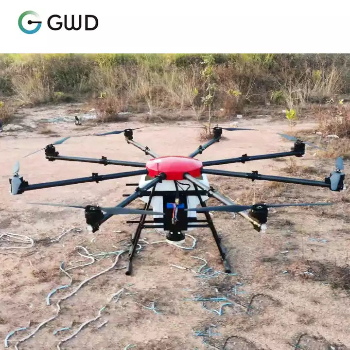 GWD-850S Heavy Lift 50L Huge 8 Axis Radio Control 50kg Payload Drone GPS Agriculture Sprayer Fertilizer Spraying UAV
