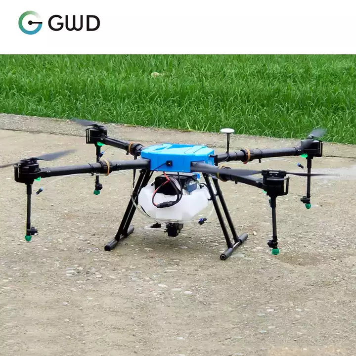 GWD-410S Agricultural Drone Sprayer 10 Litres Fumigation Agriculture Quadcopter Spraying Drone Control System Cheap Price